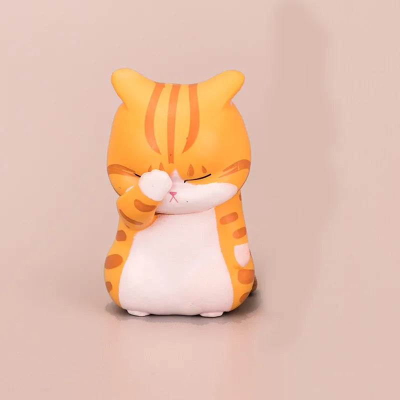 1pc Cover Your Face Cat Figure Cartoon Anime Peripheral Kitten Doll