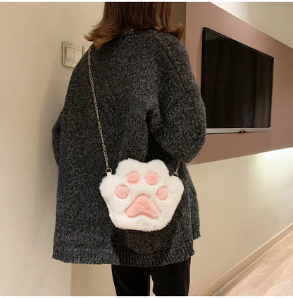 Japanese Style Kawaii Bag Women Cartoon Plush Shoulder Bag for Women 2022 New Crossbody Bag Small Phone&Purse Bag Bolsa Feminina