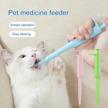 餵食器手持藥丸發射器貓狗注射器分配器餵食套裝給藥控制棒通用寵物用品