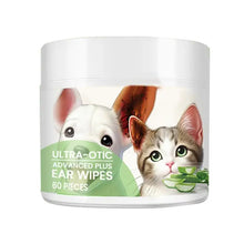 Dog Ear Cleaner Wipes Effective Cat Ear Wipes Dog Ear Cleaning Pads Soothing Dog Ear Cleaner Cat Ear Cleaner Wipes for Pet Dogs