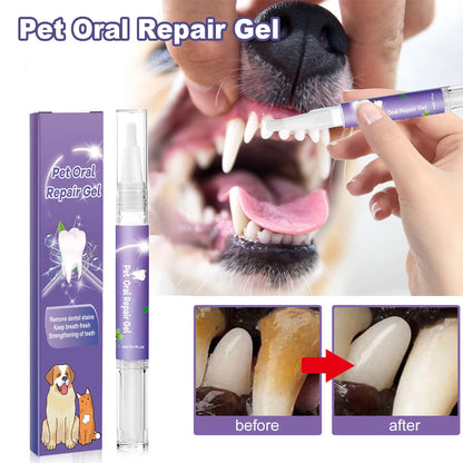 Pet Oral Gel for Dogs & Cats – Fresh Breath & Tartar Control