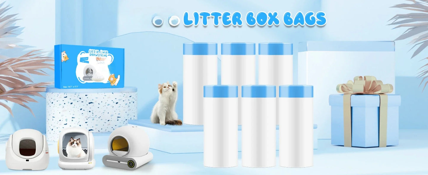 Extra-Thick Cat Litter Bags for Automatic Litter Box Cat Litter Box Liners for MeoWant/catlink/Tonepie Katzentoilette Müllbeutel