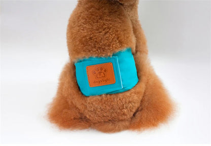 Solid Color Male Dog Diapers – Washable Cotton Dog Shorts