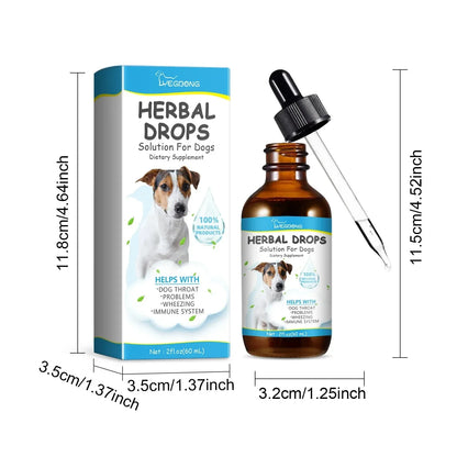 Pet Cough Drop Herbal Cough Soothing Relief Reduce Throat Discomfort Sneezing Treatment Strengthen Immunity Dog Calming Medicine