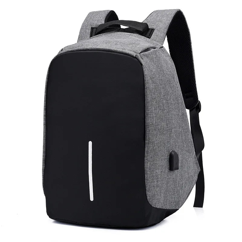 15.6-inch Backpack for Men's Business Travel Anti-theft Computer Bag, Waterproof USB Charging Anti-theft Backpack