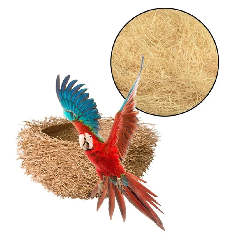 Nature 30g Vintage Decoration Prop Bird Nest Bird Cage Creative Window Display Photography Props Parrot Bird Nest Grass Garden