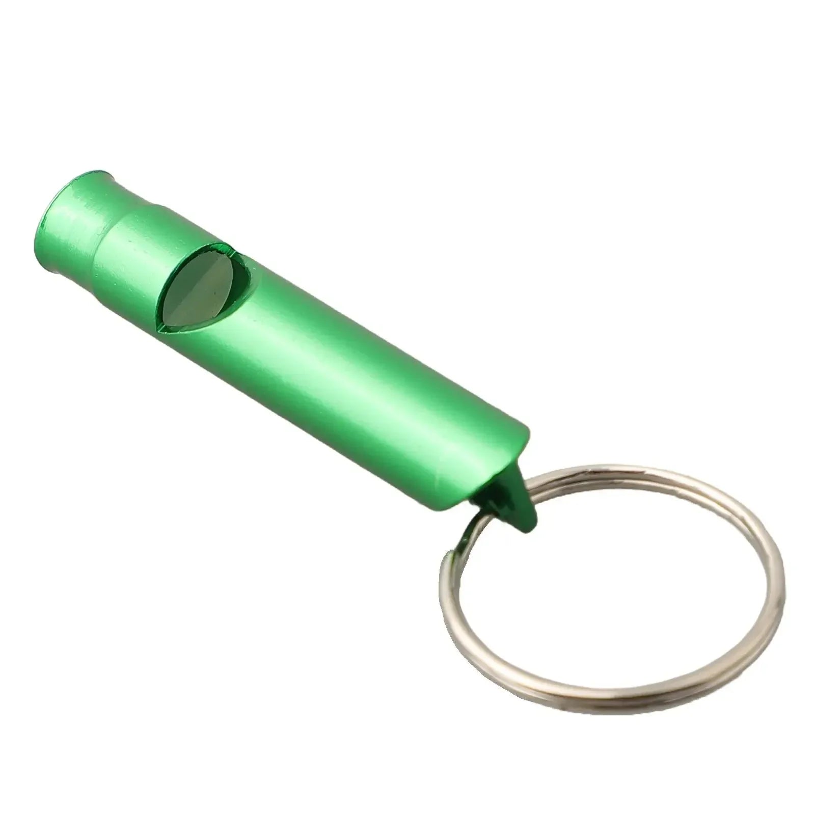 Hiking Keychain Whistle Outdoor Training 45*8mm Aluminum Alloy Distress Helper Mini For Birds For Training Pets