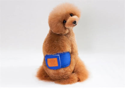 Solid Color Male Dog Diapers – Washable Cotton Dog Shorts