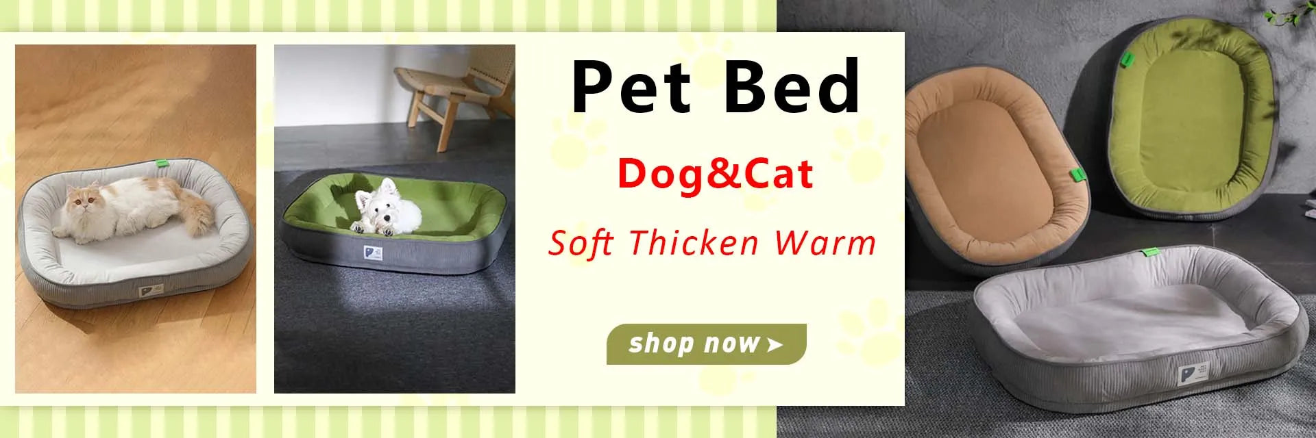 Warm Dog House Detachable Pet Sleeping Bed for Small Medium Dogs Cats Soft Non-slip Dog Kennel Puppy Kitten Nest Pet Supplies