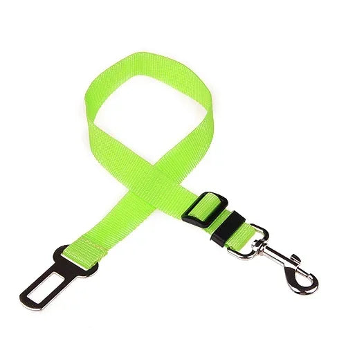 Adjustable Pet Cat Dog Car Seat  Belt Pet Seat Vehicle Dog Harness Lead Clip Safety Lever Traction Dog Collars Dog Accessoires