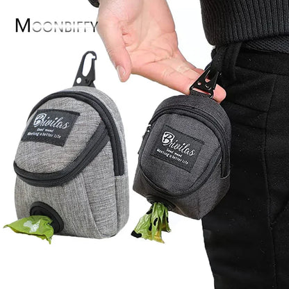 Portable Dog Treat Pouch & Poop Bag Dispenser for Training