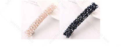 New Korean Elegant Hairpins Hairgrips Crystal Rhinestone Barrettes Hair Clips For Women Girls Hair Accessories