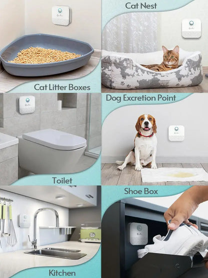 DownyPaws 4000mAh Cat Litter Odor Purifier & Deodorizer