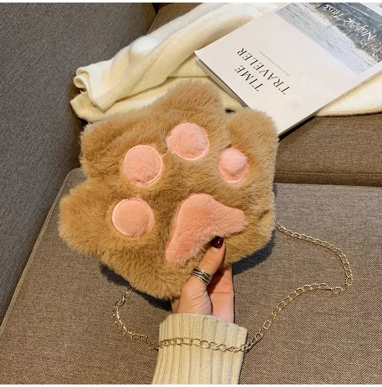 Japanese Style Kawaii Bag Women Cartoon Plush Shoulder Bag for Women 2022 New Crossbody Bag Small Phone&Purse Bag Bolsa Feminina
