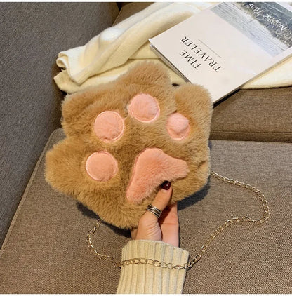 Japanese Style Kawaii Bag Women Cartoon Plush Shoulder Bag for Women 2022 New Crossbody Bag Small Phone&Purse Bag Bolsa Feminina
