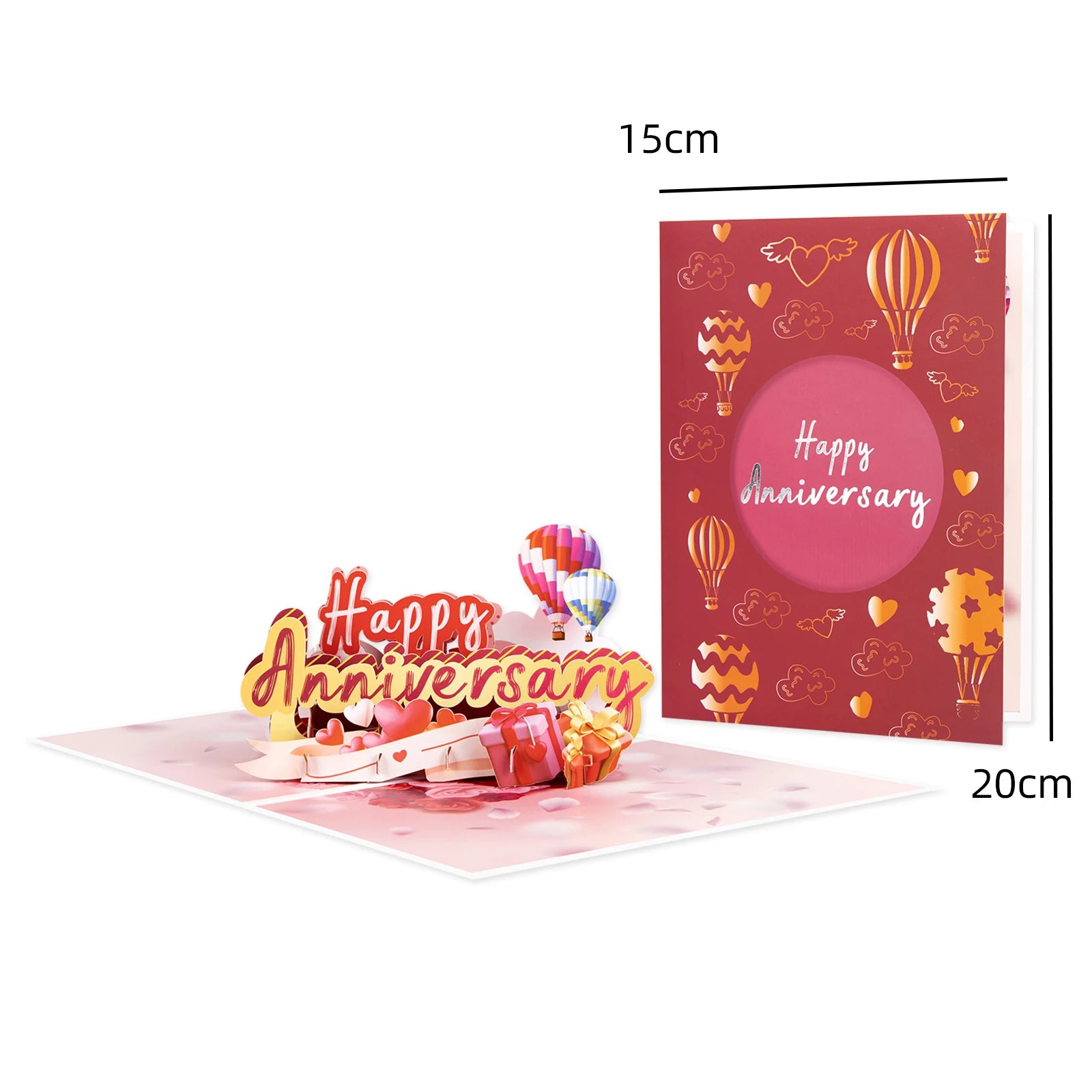 3D Cards Flowers Birthday Card Anniversary Maple Cherry Tree