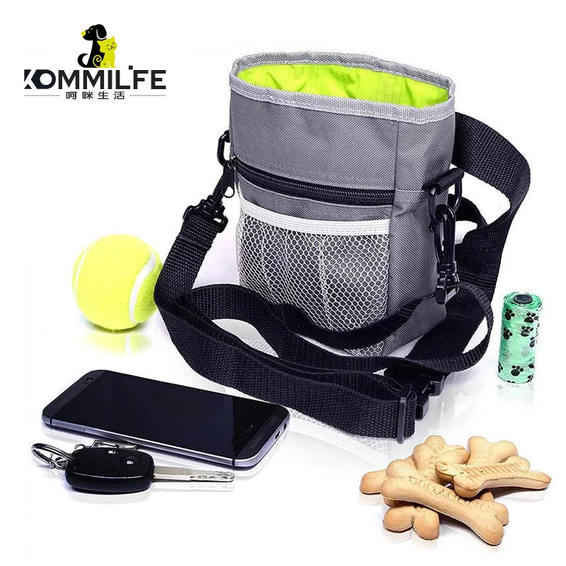 Portable Dog Training Waist Bag Outdoor Treat Snack Bait Pet Feed Storage Pocket Pouch Food Reward Waist Bags Dog Training Bag