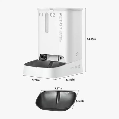 PETKIT  AI Smart Pet Feeder with HD Infrared Night Vision Camera Remote Interaction