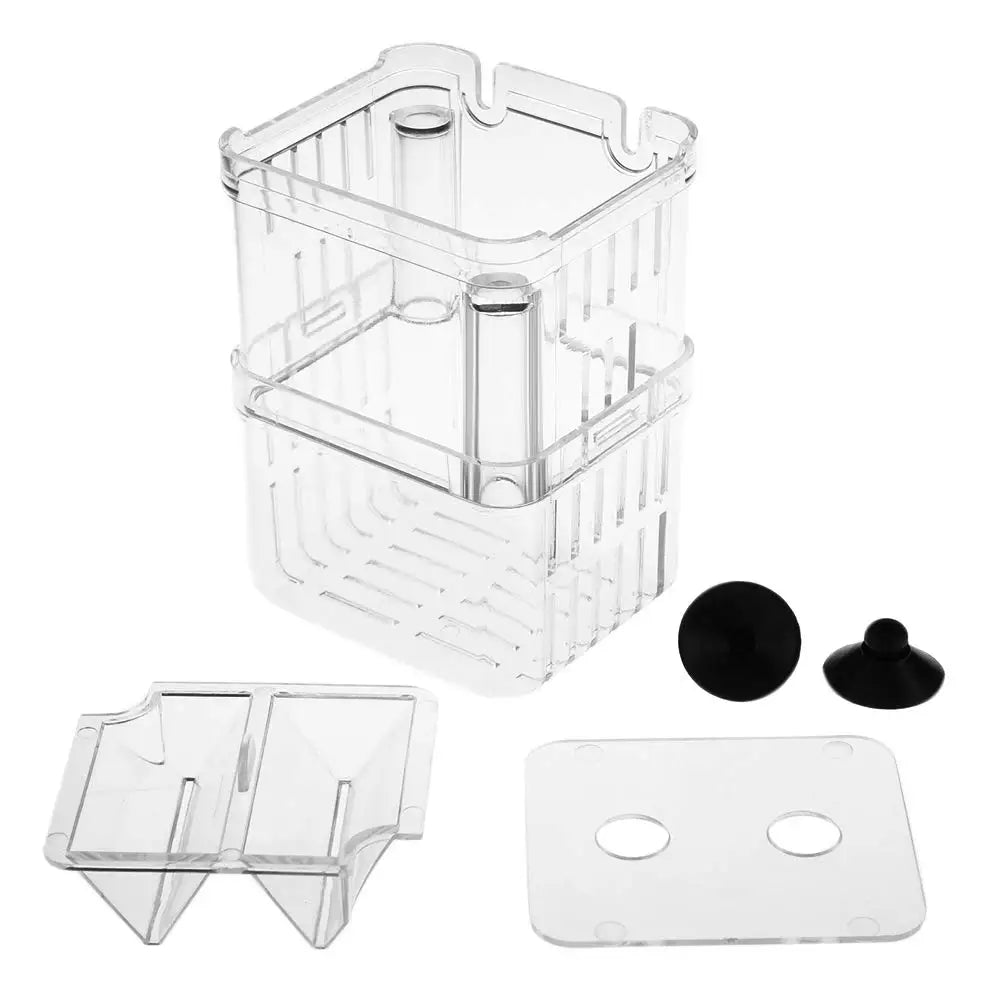 Aquarium Fish Breeder Box Durable Betta Fish Tank Fish Breeding Isolation Box Hatching Incubator Box For Baby Fish Shrimp