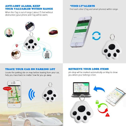 Dog Claw Mini Gps Tracker for Dogs Cat Children Elderly Anti-Lost Device Locator Tracer Pets Collar Key Tracking