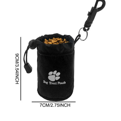 Dog Treat Training Pouch Portable Training Dog Snack Bag Waist Bag Pet Feed Pocket Walking Snack Pouch Puppy Treat Bag
