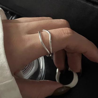 New 2024 Minimalist Thin Rings For Women Wedding Brilliant Cubic Zircon High Quality Versatile Female Finger Ring Jewelry Gifts