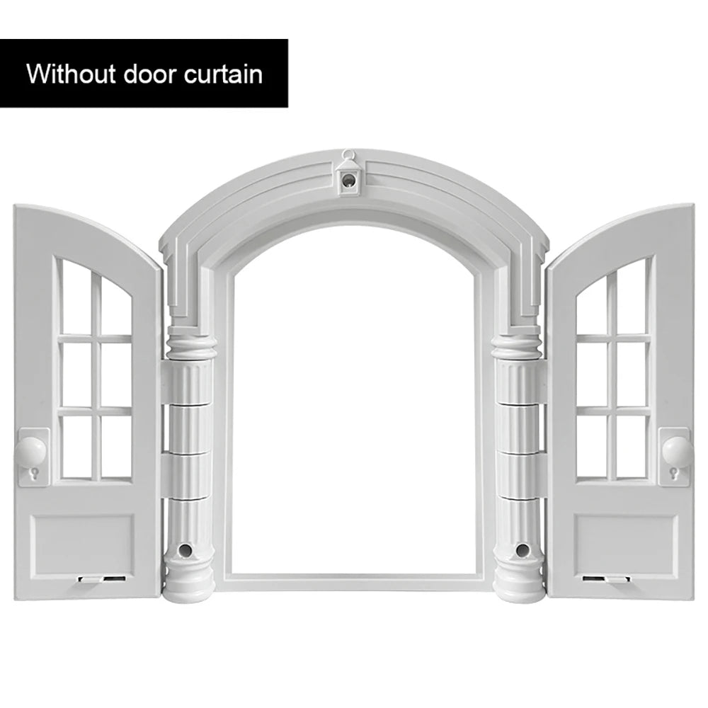 New Cat and Dog House, Cat Door, Dog Hole, No Flip Cover, Door Block, Pet Door, French Cat Door