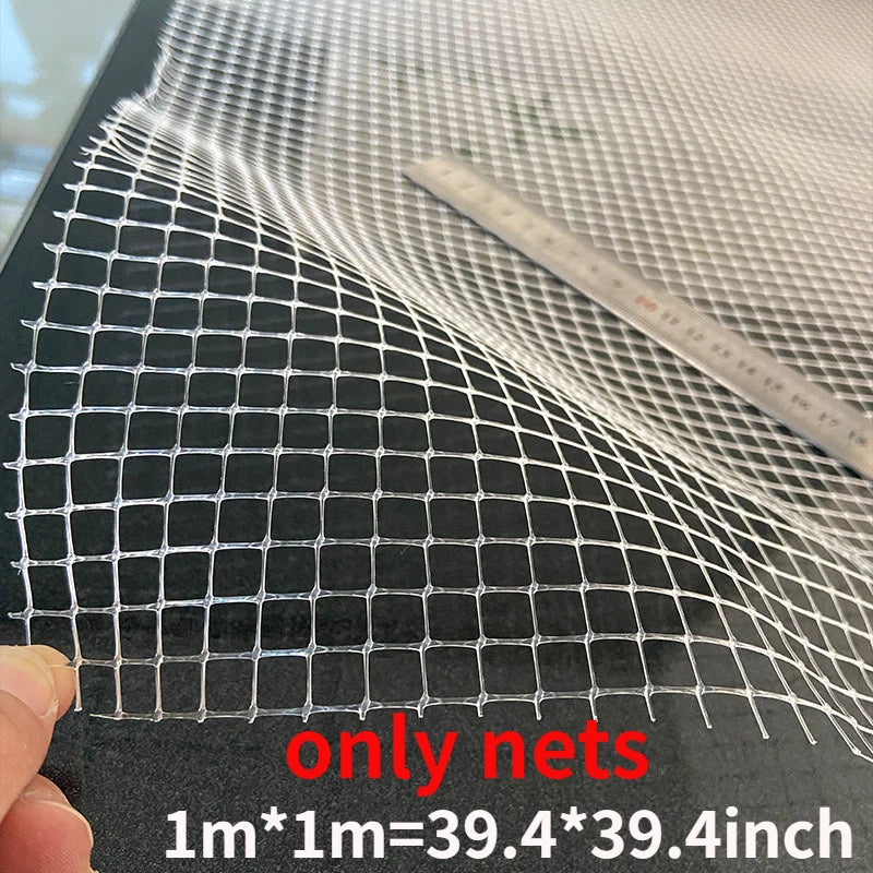 Vastocean Aquarium Fish DIY Invisible Net Clear Mesh Netting Fish Tank Anti-Jumping Net Anti-Escape Net Replacement Net