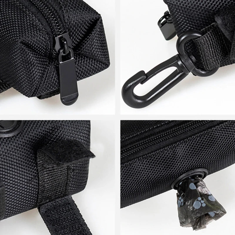 Portable Dog Poop Bag Dispenser Pouch Biodegradable Holder