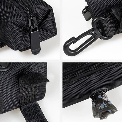 Portable Dog Poop Bag Dispenser Pouch Biodegradable Holder