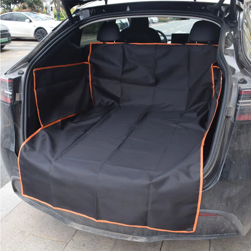 Dog Car Cushion Pet Car Cushion Trunk Rear Seat Isolation Seat Waterproof Pet Cargo Cover Dog Seat Cover Mat for SUVs Sedans