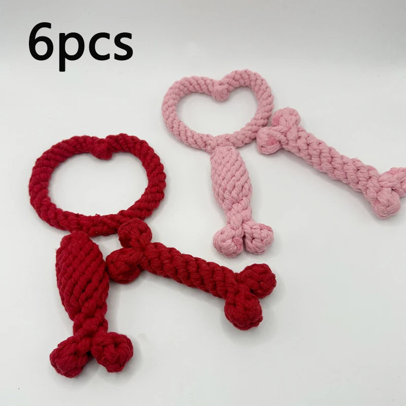 Wint Dog Cotton Rope For Relieving Boredom Grinding Toys Iarge And Medium-Sized Puppy Toys Dog nteractive Anti Bite Tug of War