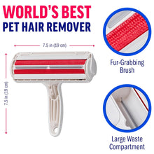Pet Hair Remover With Washable Double-Sided Drum Adhesive Brush Suitable For Sofa Carpet Clothing And Bedding Hair Removal Tools