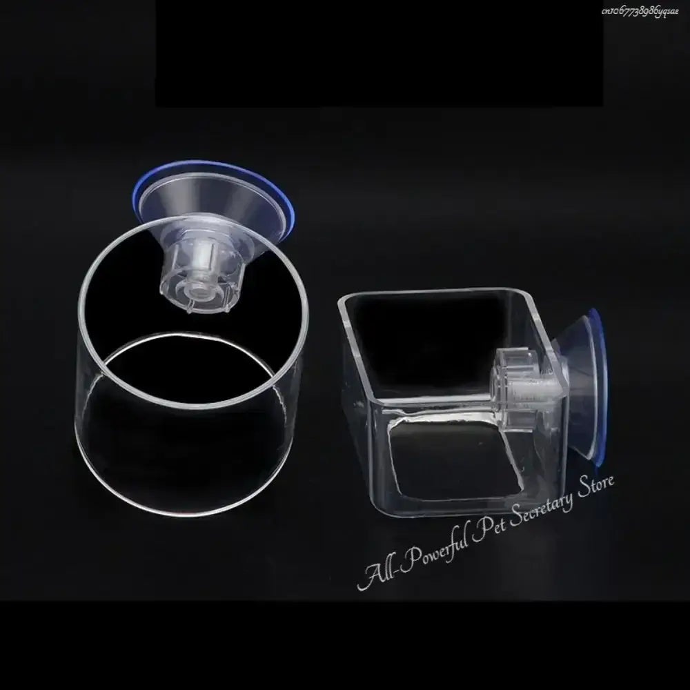 Fish Feeding Ring Aquarium Fish Tank Station Floating Food Tray Feeder Aquarium Accessory with Strong Suction Cups