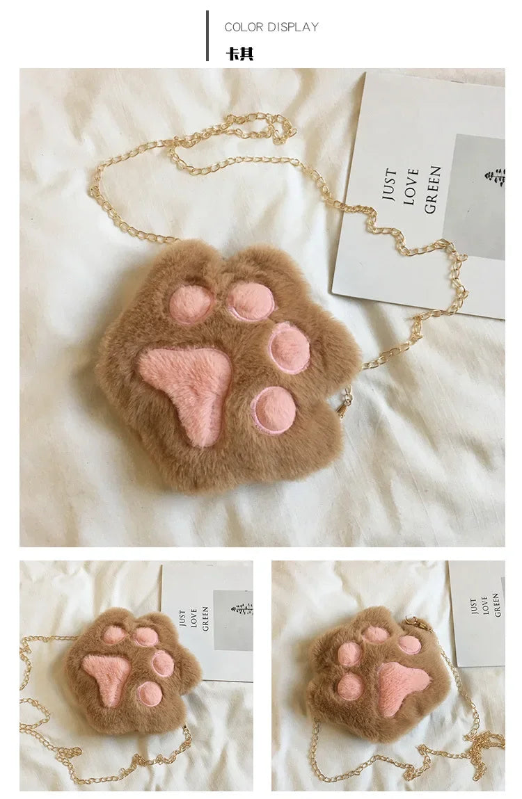 Japanese Style Kawaii Bag Women Cartoon Plush Shoulder Bag for Women 2022 New Crossbody Bag Small Phone&Purse Bag Bolsa Feminina