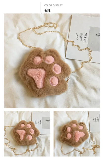 Japanese Style Kawaii Bag Women Cartoon Plush Shoulder Bag for Women 2022 New Crossbody Bag Small Phone&Purse Bag Bolsa Feminina