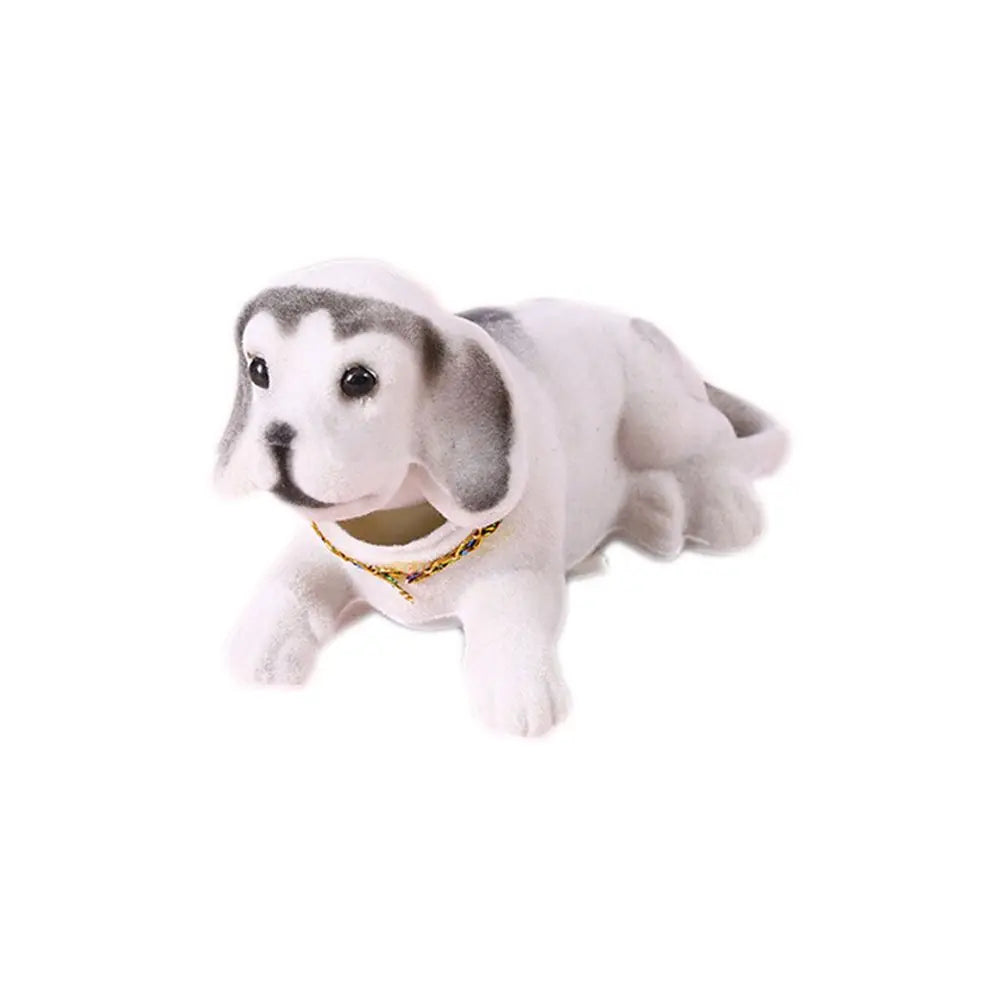 Creative Bobble Head Dog Figure Ornament Statue Cute Shaking Head Dog Car Ornament for Car Dashboard Tabletop Decoration Bobbing