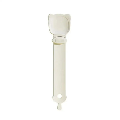 Pet Feed Spoon Food Scoop Cat Strip Squeezer Feeder Dispenser Indoors Puppy Kitten Snack Liquid Food Scoop Kitty Pet Supplies