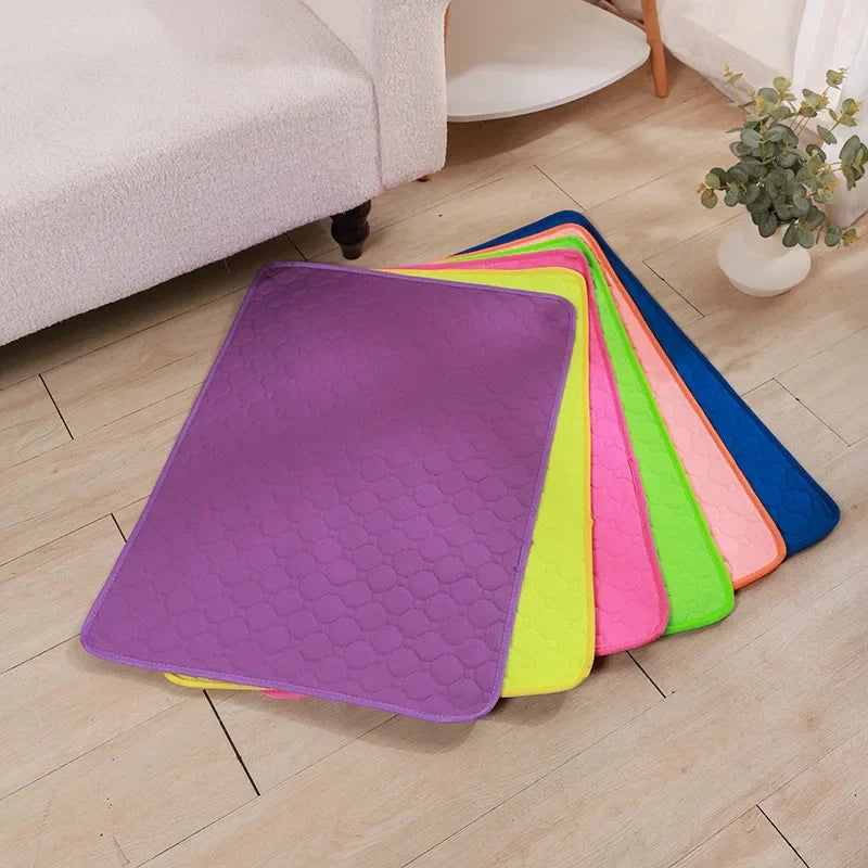 New Reusable Waterproof Pet Urine Pad Non-slip Absorbent Easy To Dry Puppy Training Pad  Diaper Mat Dog Car Seat Cover