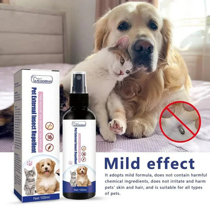 Pet Dog Cat Anti Flea Drops 100ml Insectcide Flea Lice Insect Remover Spray Flea And Tick Concentrate Formula Pet Flea Remover