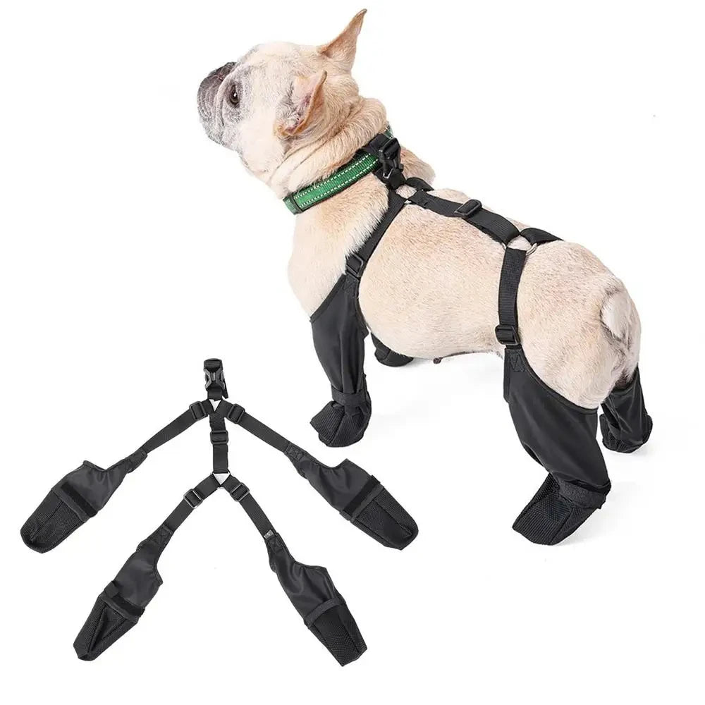 Dog Shoes Waterproof Ajustable Shoes For Dogs Non-Slip Dog Boots Outdoor Protector Accessories For Small Medium French Bulldog