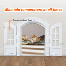 New Cat and Dog House, Cat Door, Dog Hole, No Flip Cover, Door Block, Pet Door, French Cat Door