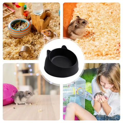 Hamster Feeding Bowl Hamster Food Water Bowl For Rabbit Guinea Pig Small Pets Feeder Dish Pet Food Bowl Supplies