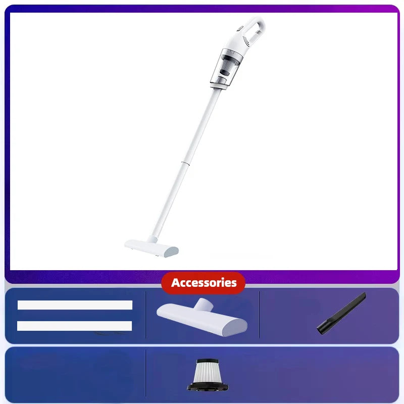 Handheld Home Vacuum Cleaner Rechargeable Portable Vacuum Cleaner Car Home Dual Purpose Wireless Dust Catcher Pet Hair 10000PA