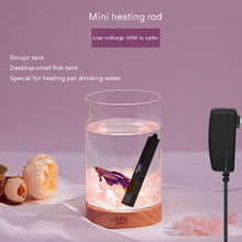 1 件 5/10W 迷你水族箱加熱器 USB 充電適用於小型魚缸加熱器節能過溫保護配件