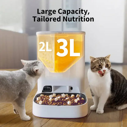 PETKIT  AI Smart Pet Feeder with HD Infrared Night Vision Camera Remote Interaction