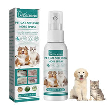 Pet Skin Care Spray 30ml Dogs and Cats Skin Problems Moss Spray Pet Cleaning Care Anti-Itch Spray Dog Cat Healthy Care Supplies