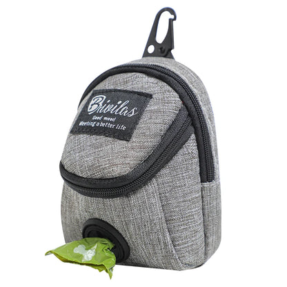 Portable Dog Treat Pouch & Poop Bag Dispenser for Training