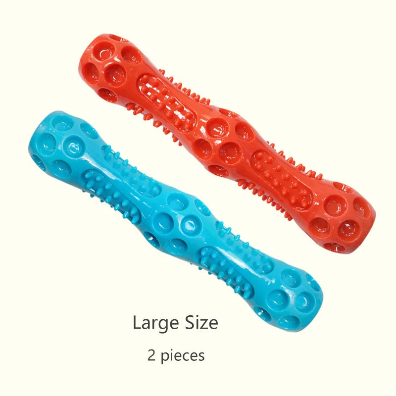 Caitec Dog Toys Squeaking Stick Springy Suitable for Tossing and Chasing Very Soft Pet Toy