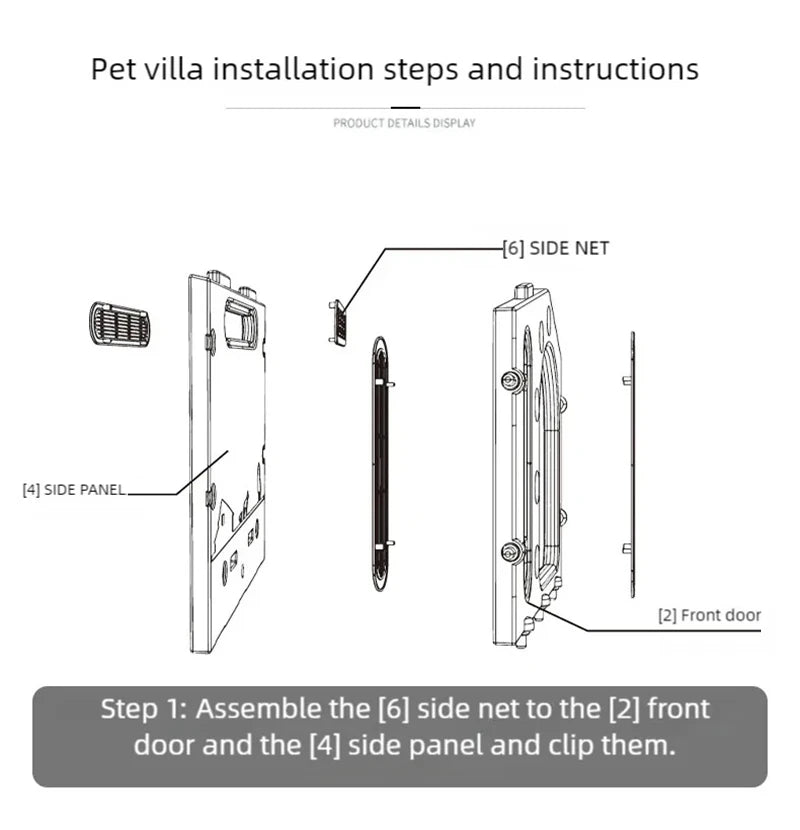 All-Season Plastic Dog House for Indoor & Outdoor Use